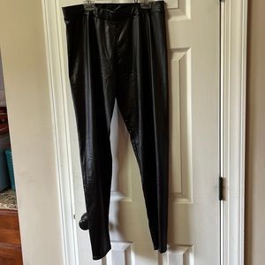 stretchy black pants